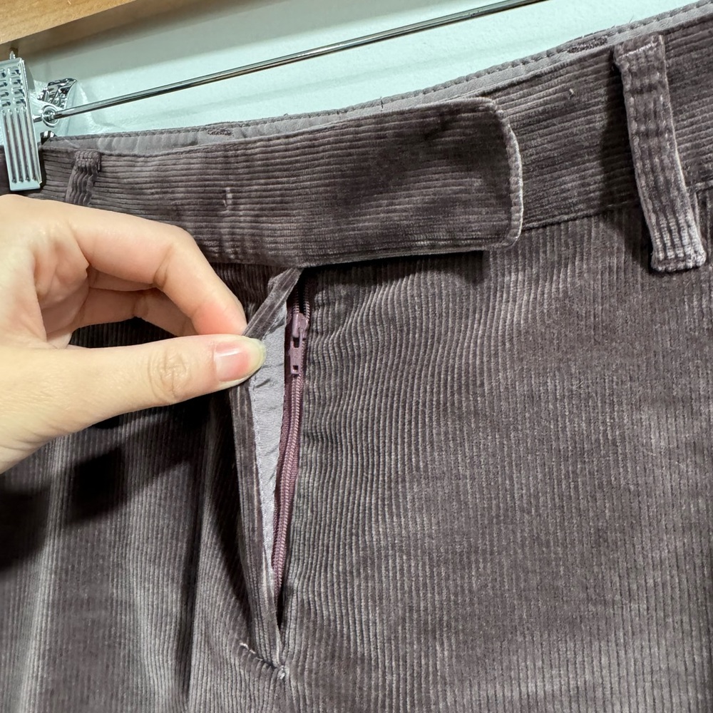 Prada Brown Corduroy Flared Pants - Picture 4 of 9